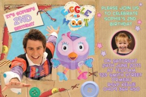 giggle and hoot personalised photo birthday party invitations