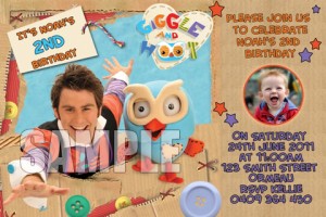 giggle and hoot personalised photo birthday party invitations