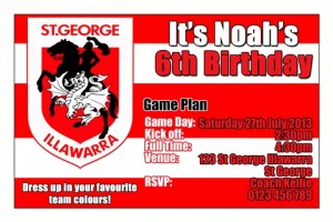 St George Dragons NRL invitation