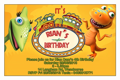 dinosaur train party printables