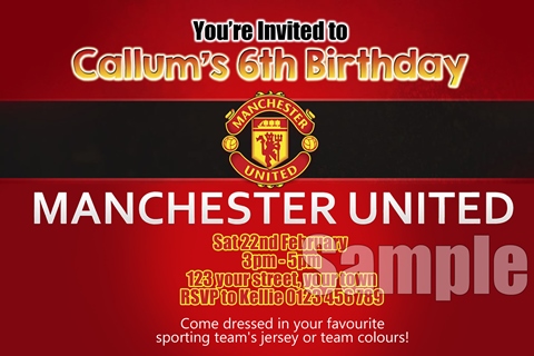 Manchester United invitation