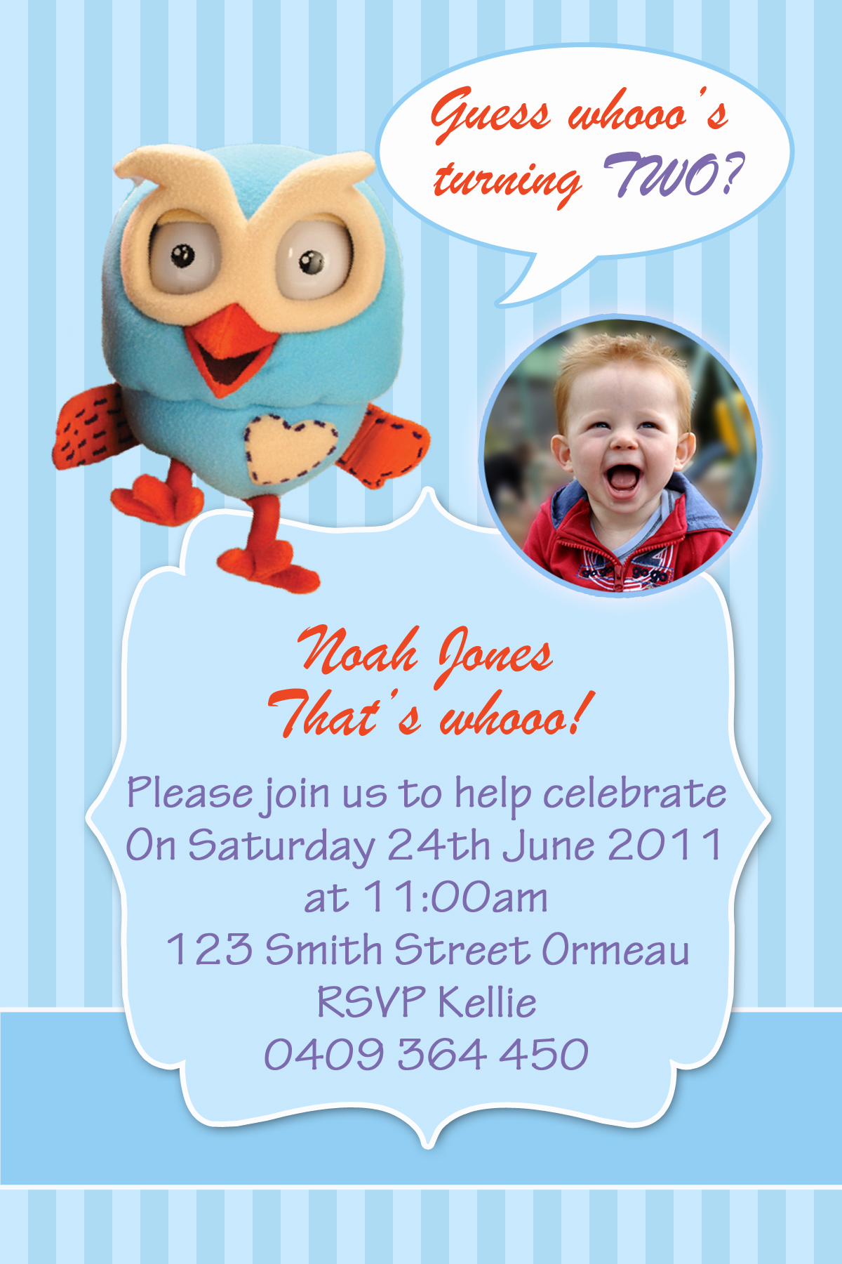 Giggle and Hoot invite