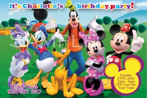 Mickey Mouse Mini DIY Digital Party Pack