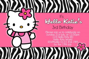 Hello Kitty Invites