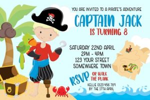 pirate invite invitation
